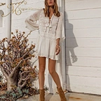 short beach cover up dress